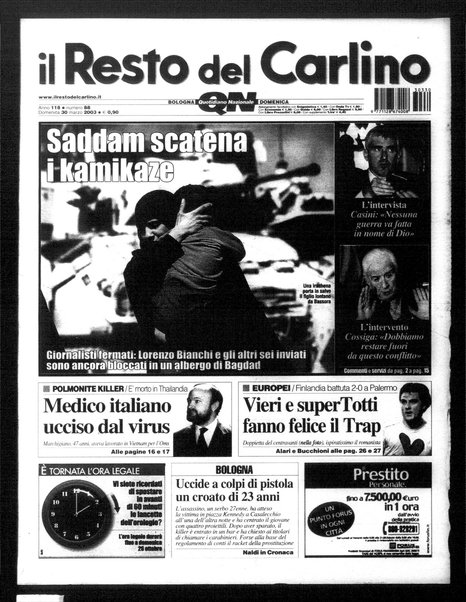 Il Resto del Carlino : giornale dell'Emilia